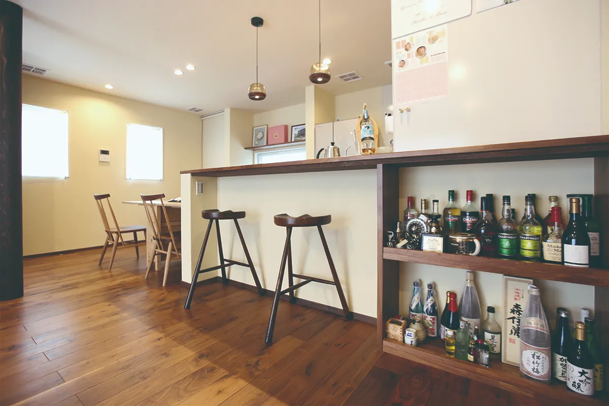 黒を基調とした大人カッコイイシンプルモダンの家