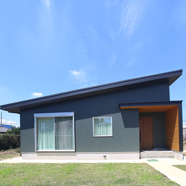 暮らし快適で可愛らしい北欧ナチュラルなデザイン平屋の家