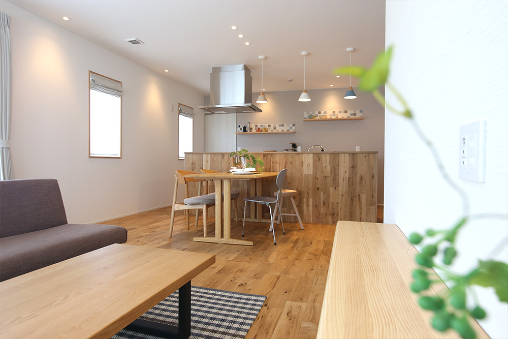 暮らし快適で可愛らしい北欧ナチュラルなデザイン平屋の家