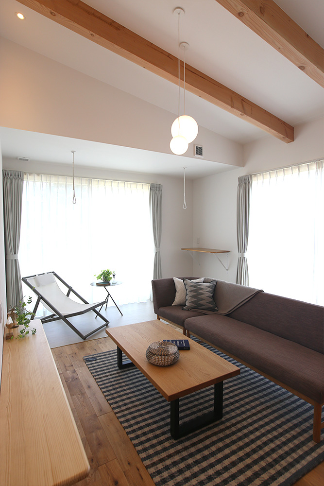 暮らし快適で可愛らしい北欧ナチュラルなデザイン平屋の家