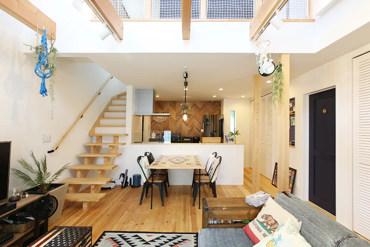 サーファーズスタイルの魅力あふれる家