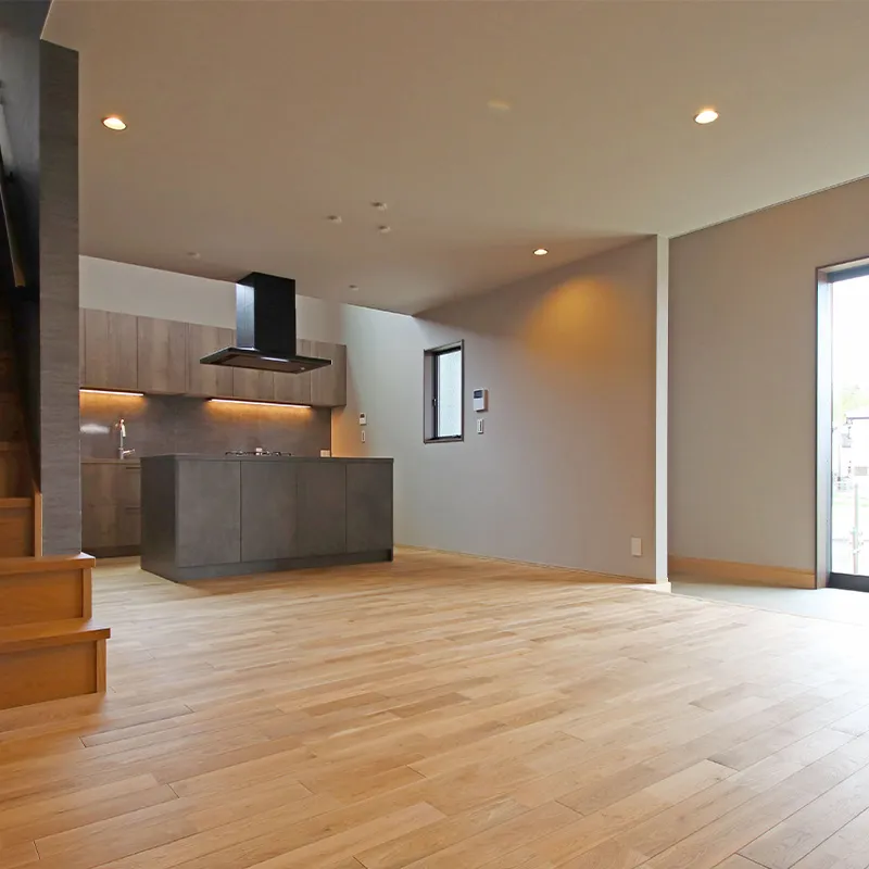 2つの吹き抜けでコミュニケーションはずむ2世帯住宅