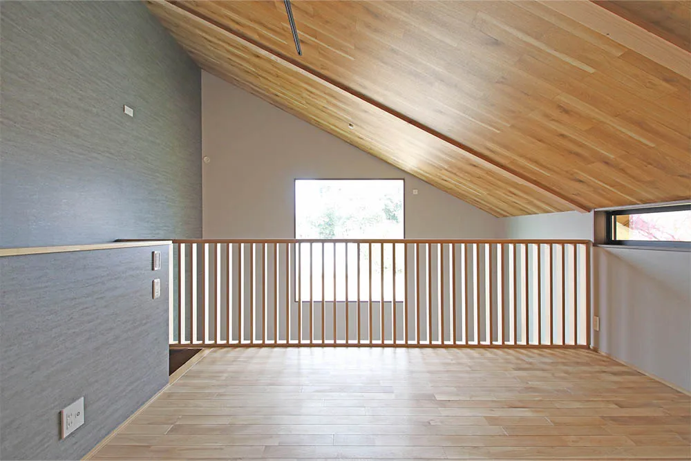 2つの吹き抜けでコミュニケーションはずむ2世帯住宅