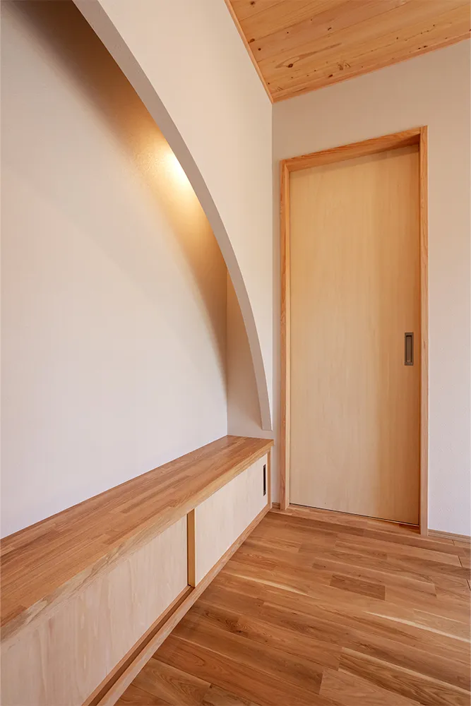 無垢材と造作で実現したぬくもり和モダン平屋住宅