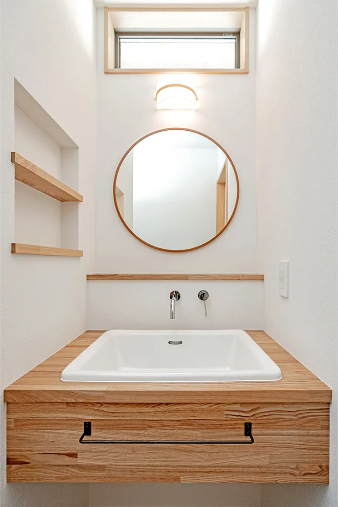 無垢材と造作で実現したぬくもり和モダン平屋住宅