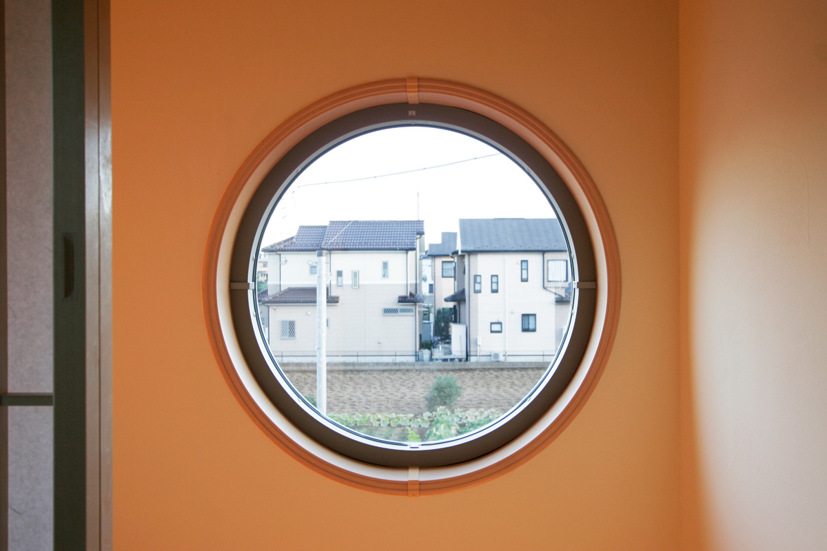 和風の丸窓や坪庭がある紀州桧の和風デザイン住宅