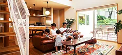 夏涼しく冬暖かい設計